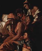 Nicolas Poussin Der Tod des Germanicus oil painting reproduction